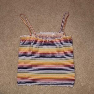 Rainbow crop top